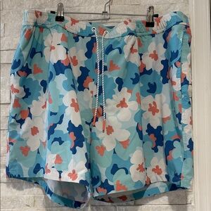 Bonobos Blue Tropical Swim Trunks 🩳